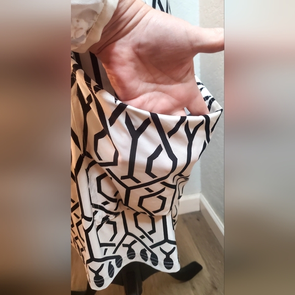 Saint Tropez West Black and White Patterned Mini Dress - Picture 6 of 6